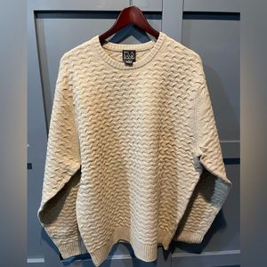 Jos A Bank cable knit sweater